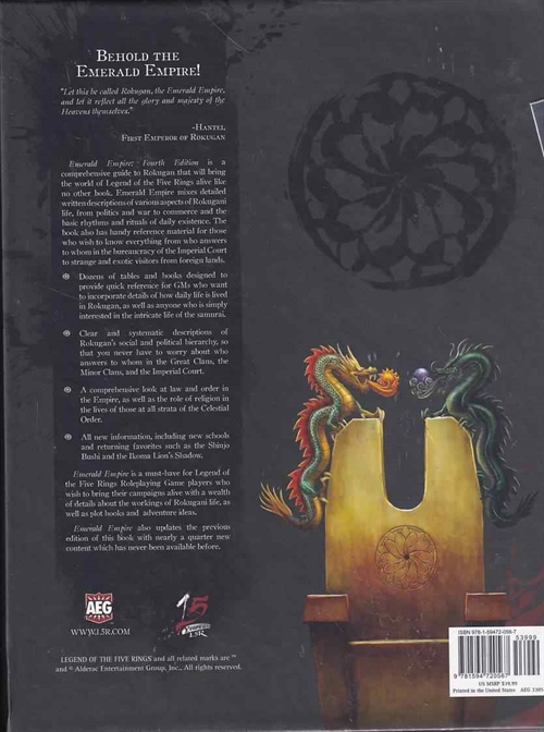 Legend of the Five Rings RPG 4th Edition - Emerald Empire (B Grade) (Genbrug)